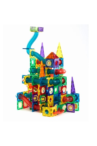 Magblock 188 Parça Manyetik Yapı Blokları Ve Silindirler