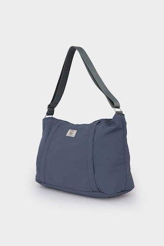 İcone Bag Paraşüt Kumaş Çanta - Yoga Mat Bölmeli, Fermuarlı Cepli, Ayarlanabilir Askılı, Fileli İç Cep Gri
