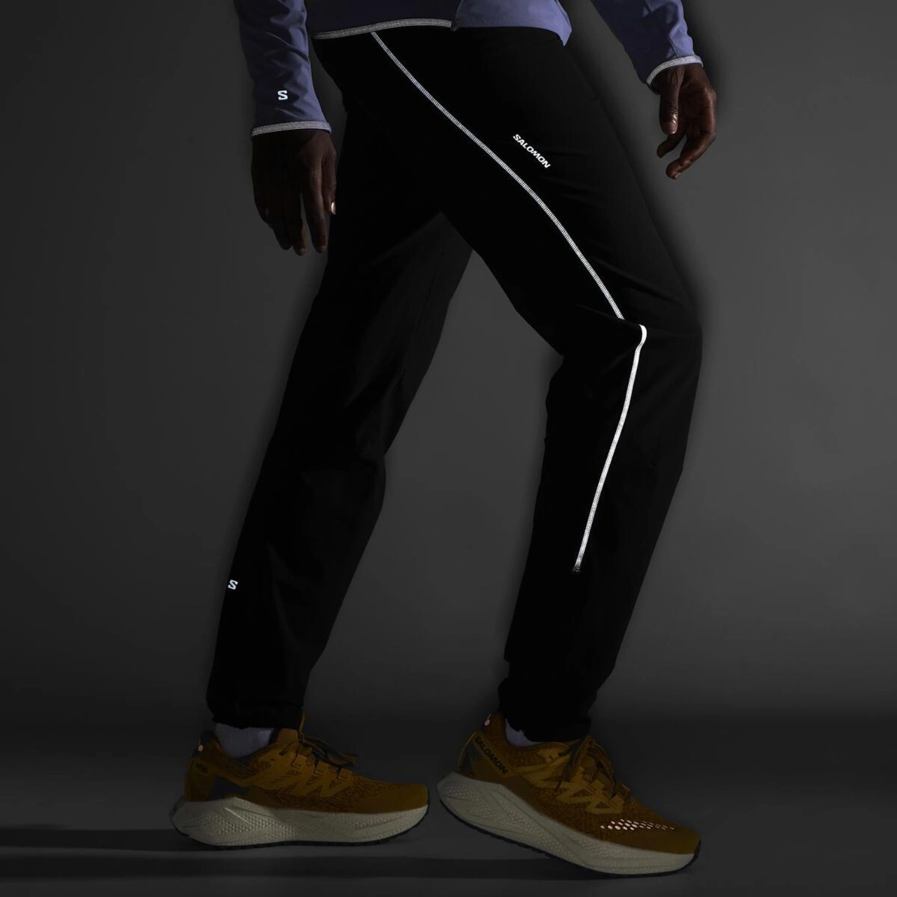 Salomon Salomon Sense Stow Pants Erkek Siyah Koşu Pantolonu 27180 Siyah