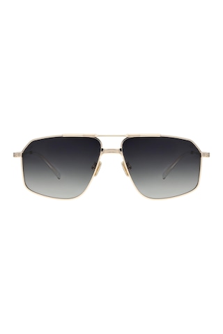 Quantum Q324.c3 58 Polarize Unisex Güneş Gözlüğü Altın