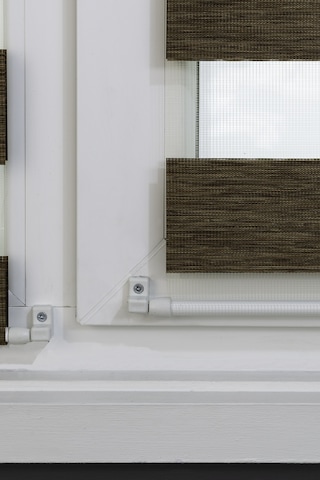 Briz Zebra Perde Cam Ve Balkon Kapı Perdesi Kahverengi