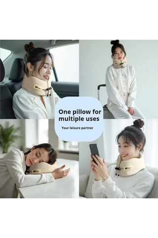 Bellek Köpük U-şekilli Yastık Seyahat Boyun Desteği Uyku Yastığı