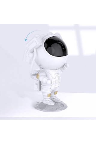 Weichuang01 Astronot Projektör Night Light Lambası - Beyaz Beyaz
