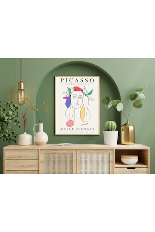 Pablo Picasso Çerçevesiz Poster Duvar Tablosu Dnm6 21 X 30