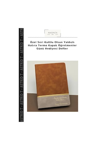 Özel Seri Kuttlu Olsun Yaldızlı Hatıra Termo Kapak Öğretmenler Günü Hediyesi Defter Çok Renkli