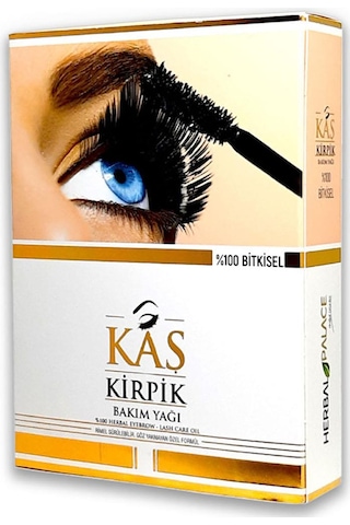 Herbal Palace Bitkisel Kaş ve Kirpik Bakım Yağı 20Ml X 2 Adet