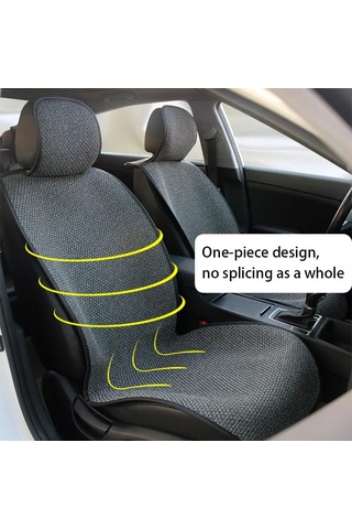 Liangmei Seametal Keten Araba Koltuğu Kapağı Nefes Alabilir