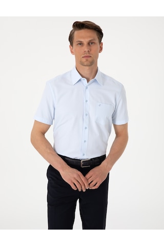 Pierre Cardin Erkek Açık Mavi Gömlek Kısa Kollu 50307003-vr003 Açik Mavi