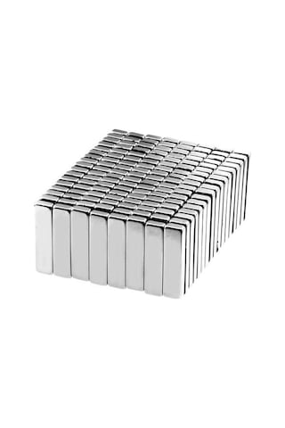 Öşeli Neodyum Mıknatıs Dikdörtgen 40X10X5 Mm - 2 Adet