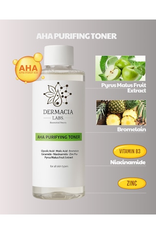Dermacia Labs Aha Arındırıcı ve Gözenek Sıkılaştırıcı Vegan Tonik 200 ML