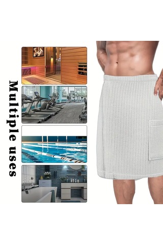 Erkek Mikrofiber Banyo Havlusu Duş Sauna Spa Spor Duş Havlusu