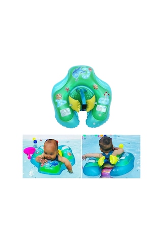 Bebek İçin Yüzme Simidi Yeni Çocuk Parti Daire Karikatür Şişme