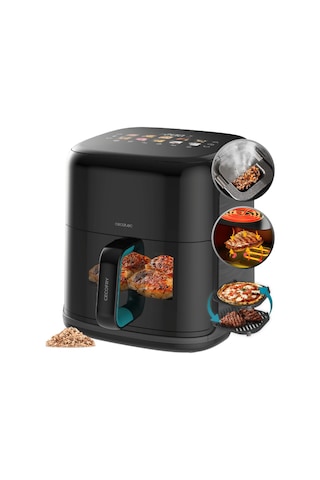 Cecotec Cecofry Grill Smokin Prime 6500 2200 W Dumansız Airfryer Izgara