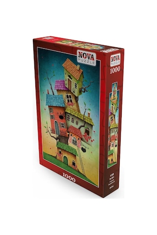 Nova 1000 Parça Soy Ağacı/Fantastik Evler Puzzle - Annnmei
