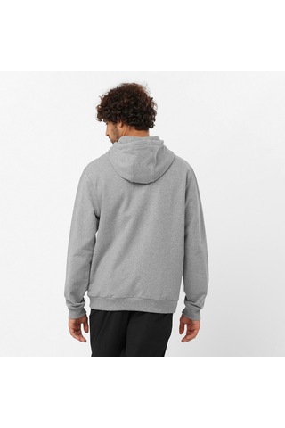 Salomon Sal Logo Perf Hoodıe M 1009 Gri