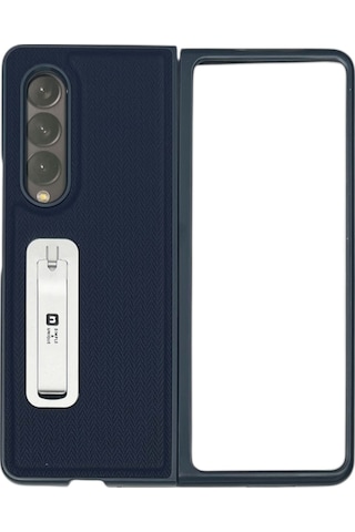 Nettech Samsung Galaxy Z Fold 4 Uyumlu Nt-n035 Arka Koruma Kılıf - Siyah Siyah