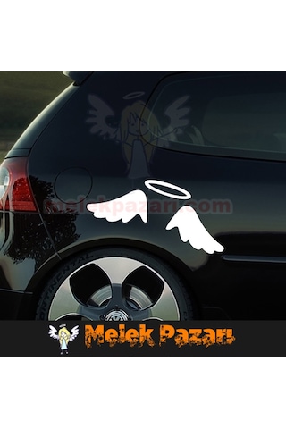 Melek Kanatları Oto Sticker.