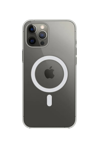Apple iPhone Uyumlu 11 Pro Şeffaf Magsafe Kılıf Mtl Safe