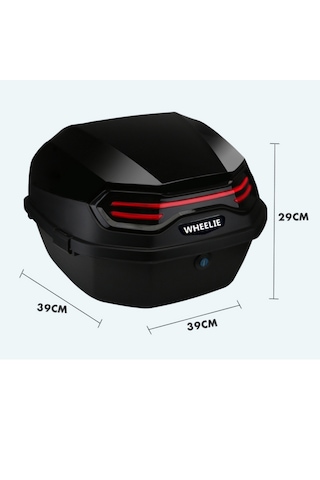 Wheelıe Xt08-fs 32 Litre Motosiklet Arka Çanta Mat Siyah