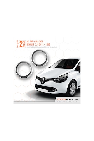 intakrom Renault Clio 4 Sport Tourer Krom Sis Çerçevesi - 2012-2015