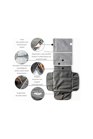 Picky Baby Alt Açma Bakım Çantası / Kırmızı