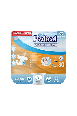 Dr.pedical Belbantlı Hasta Bezi S-small Beden 30 Adet S