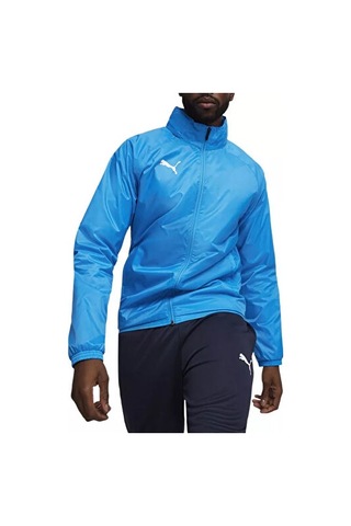Puma Teamgoal All Weather Jkt Erkek Futbol Antrenman Yağmurluk 65903802 Mavi Mavi