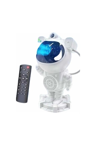 Gece Lambası Astronot Bluetooth Hoparlörlü Galaksi Işık Projektörü Diğer