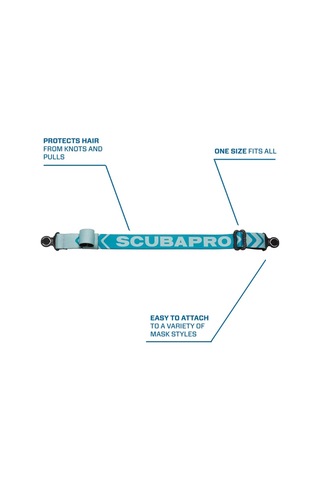 Scubapro Comfort Maske Kayışı Turkuaz Açık Mavi