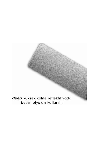Rks Deeb Sport Reflektif Jant Şeridi Sarı Beyaz Gri