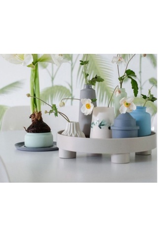 Moda Plastik Nordic Yuvarlak Takı Tepsi Oturma Odası Mutfak Masa Yemek Halka Tepsileri Depolama Kanepe Tepsi Kolu Dekor Ile Depolama Tepsileri Gri Ahşap