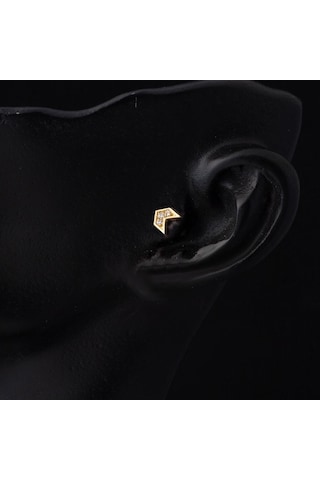 Bilezikci Yön 14 Ayar Altın Tragus Küpe Kphss14k22477 Sarı