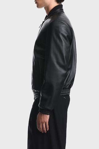 Emporio Armani Logolu Suya Dayanıklı Çift Taraflı Bomber Ceket Erkek Ceket Em007244 Af29324 Uc001 Siyah