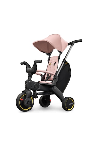 Doona Liki Trike Tek Parça Katlanır 3 Tekerlekli Bebek Bisikleti S3 Pembe