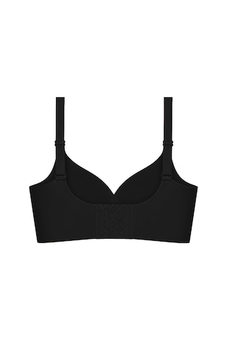 Cottonill Seamless Bra - Valora Siyah Lazer Kesim Balensiz Kadın Sütyen
