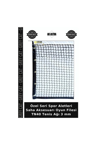 Özel Seri Spor Aletleri Saha Aksesuarı Oyun Filesi Tn40 Tenis Ağı 3 Mm