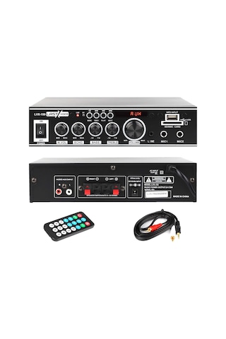 Lastvoice Lvx-150 Stereo Anfi Amfi 2X75 Watt Bluetooth Usb-Sd