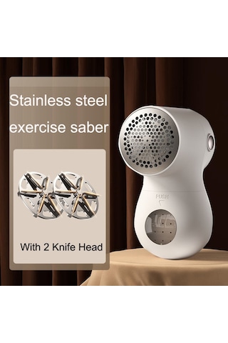 Sones Joyroom Jr-cy517 Usb Giysi Tüylenme Düzeltici Ev Tipi Saç Temizleme Makinesi, Stil: 2 Bıçak Başlığıyla Beyaz