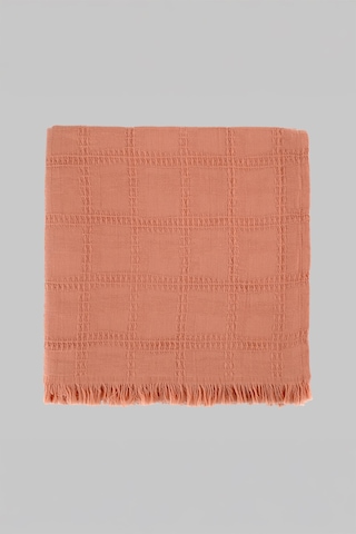 Sarev Vesemir Taba %100 Pamuk Throw 130x170 Cm Taba