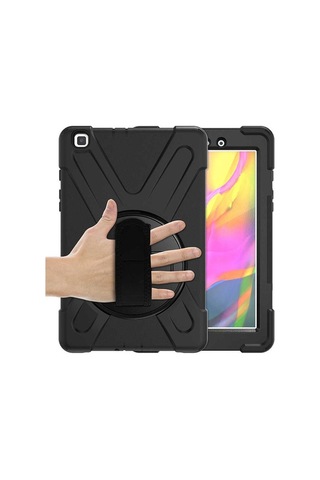 Samsung Uyumlu Galaxy Tab A 8.0 (2019) T290 Zore Defender Tablet Silikon - Siyah