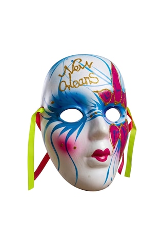El Yapımı New Orleans Karnaval Maskesi