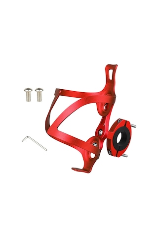Döner Tabanlı Junsunmay Bisiklet Bardak Tutucu Kafesleri Bisiklet Su Şişesi Alüminyum Alaşımlı Braket Kırmızı Kırmızı