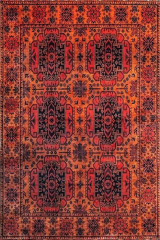 Artloop Fuga Kadife Dokulu Siyah/beyaz Modern Desenli Halı Ka 20