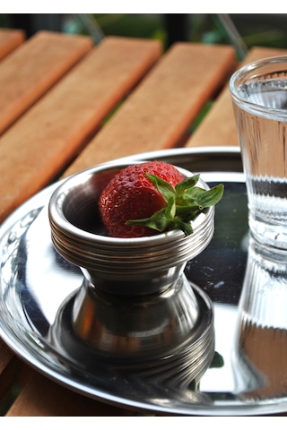 6'lı Paslanmaz Çelik Sosluk Mini Kahve Yanı Şekerlik/lokumluk 6,5