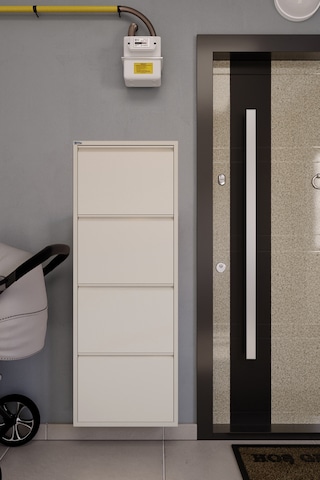 Ceha 4'lü Metal Ayakkabılık - Krem K.AYK-4 /AB1013