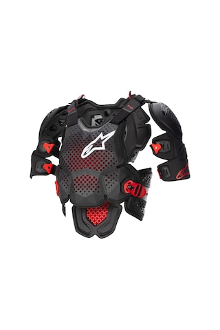 Alpinestars A-10 V2 Üst Gövde Koruma Siyah Beyaz Kırmızı