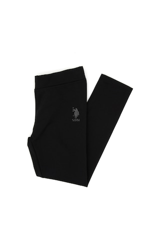 U.s. Polo Assn. Kız Çocuk Siyah Tayt 50316890-vr046 SiYAH