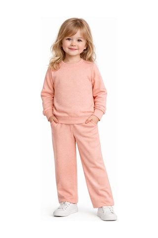 Kız Çocuk Taşlı Sweatshirt Pantolon Takım Bgl-st05273 SOMON