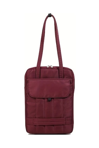 Techbloom Luxury Laptop Bag 13 14 Inç Burgundy Dell Hp Macbook Uyumlu Çantası 2025 Yeni Büyük Kapasiteli Çok Amaçlı Omuz Çantası Şık Ve Moda "value":"mavi"