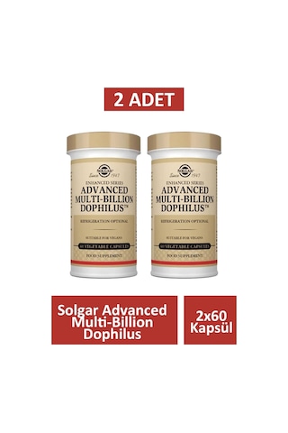 Solgar Advanced Multi-billion Dophilus 60 Kapsül 2 Adet
